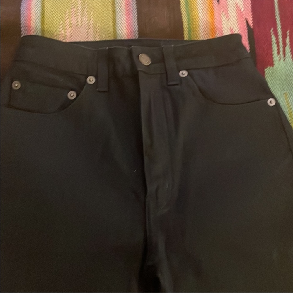NWO 🌸Auth Saint Laurent Black high waist Jeans size 25 💜 - Picture 6 of 11